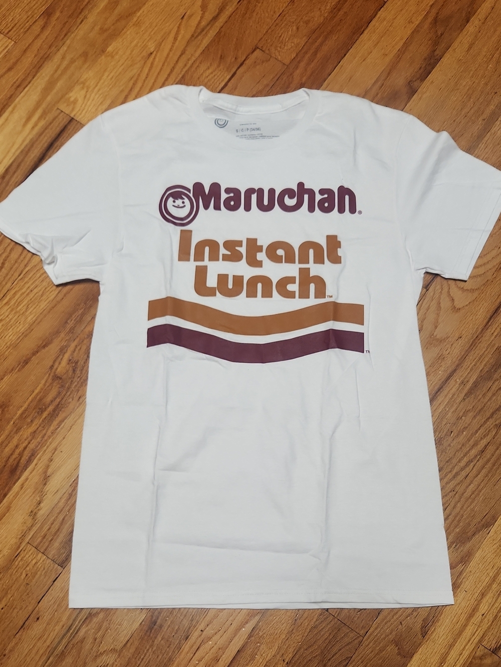 Instant Lunch White Graphic Tee, S, NWOT